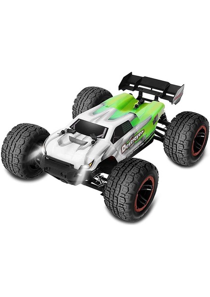 RC 1/16 Destroyer 45+ KM/H Sürat Uzaktan Kumandalı RC Model Araba RTR Elektrikli 4WD Brushless Fırçasız Truggy Truck (Yeşil)