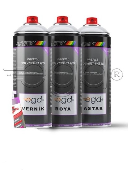 Hyundai Wjx Motip Sprey Boya Üçlü Set