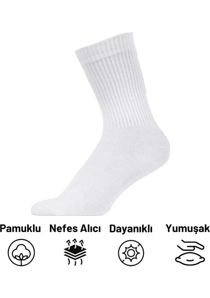 Tenis Çorabı Kolej Çorap Unisex 2 Adet indirimleri