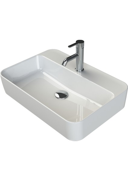 Turkuaz Seramik Hera 60X42 cm Lavabo (Duvara Sıfır )