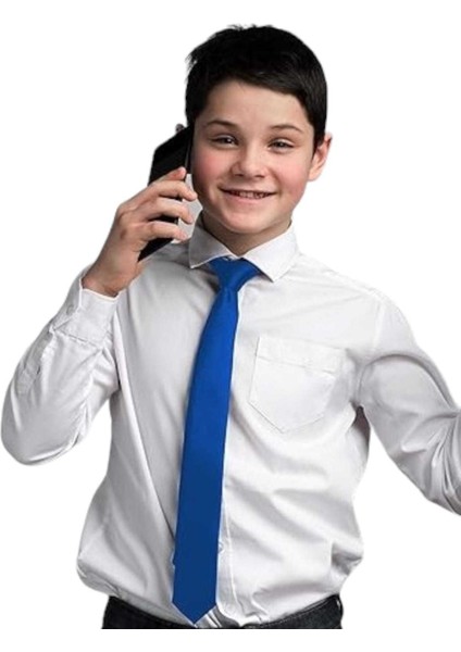 Unisex 5 - 10 Yaş Çocuk Lastikli Kravat