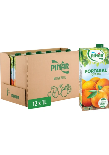 Meyveli Içecek Portakal 1 Lt x 12 Adet