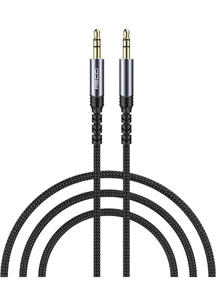 Aux Kablo Recci RDS-A28 3.5mm To 3.5mm Aux Audio Ses Kablo 1.2 Metre