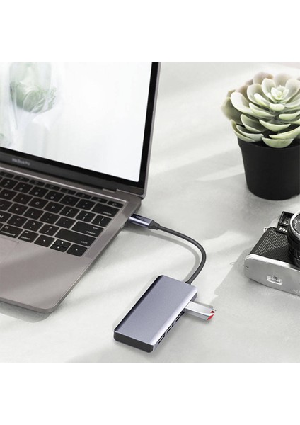 RH06 Type-C To 4 Usb3.0/micro Bağlantı Özellikli 5in1 USB Çoğaltıcı Hub