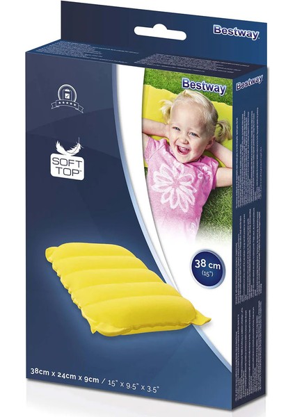 2 Adet Şişme Yastık Sarı 67485S