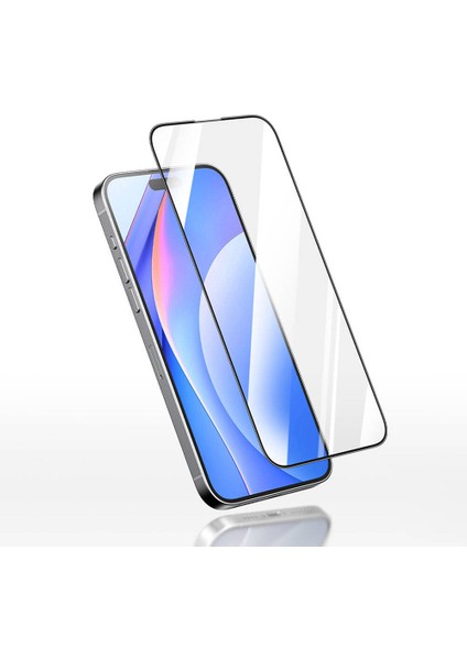 iPhone 15 Plus Uyumlu Recci RSP-A03SD 3D Hd Full Transparan Temperli Cam Ekran Koruyucu