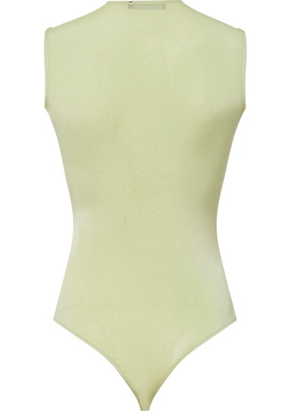 Çıtçıtlı Kolsuz Ikonik Body - Çağla Yeşili fiyatları