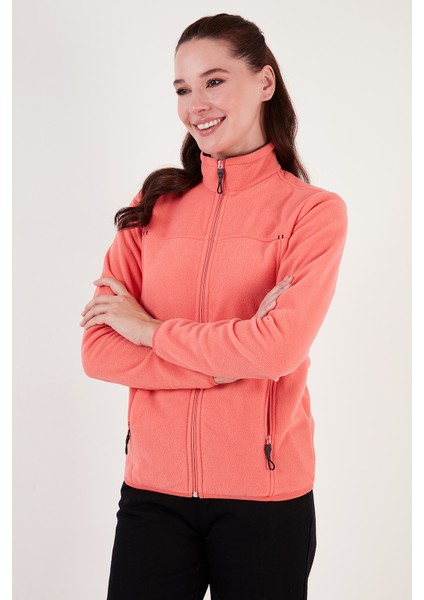 Slim Fit Anti-Pilling Tüylenme Yapmayan Fermuarlı Cepli Polar Hırka Bayan POLAR 5907002 fiyatları