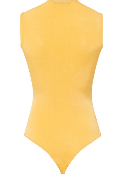 Çıtçıtlı Kolsuz Ikonik Body - Sarı indirimleri