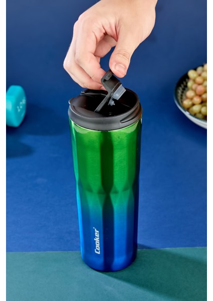 New Cool Lüx 0.50 ml Premium Çift Kat Paslanmaz Çelik Termos Matara Suluk Termosu