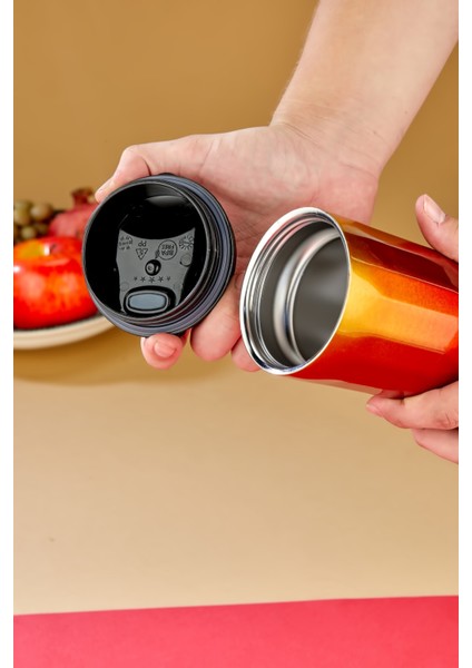New Cool Lüx 0.50 ml Premium Çift Kat Paslanmaz Çelik Termos Matara Suluk Termosu