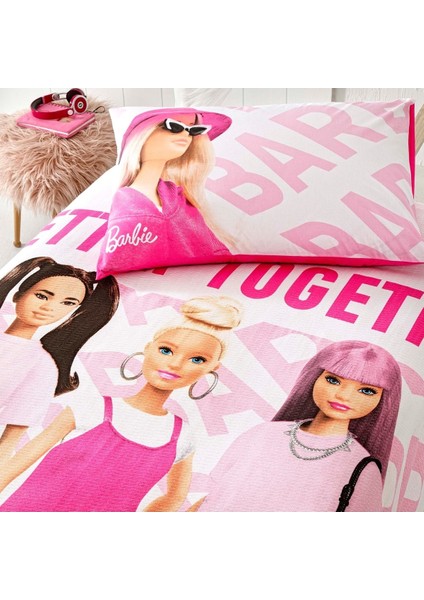 Barbie Better Tek Kişilik Pembe Pike Takımı Lastikli fiyatları