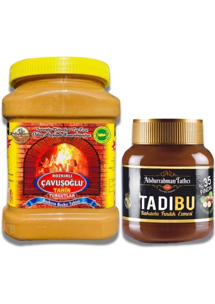 Tadıbu 330G + Odun Ateşinde Kepeksiz Bozkır Tahini 930G