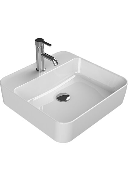 Turkuaz Seramik Hera 48X48 cm Lavabo (Bataryalı)