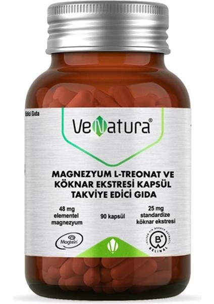 Magnezyum L-Treonat Ve Köknar Ekstresi 90 Kapsül