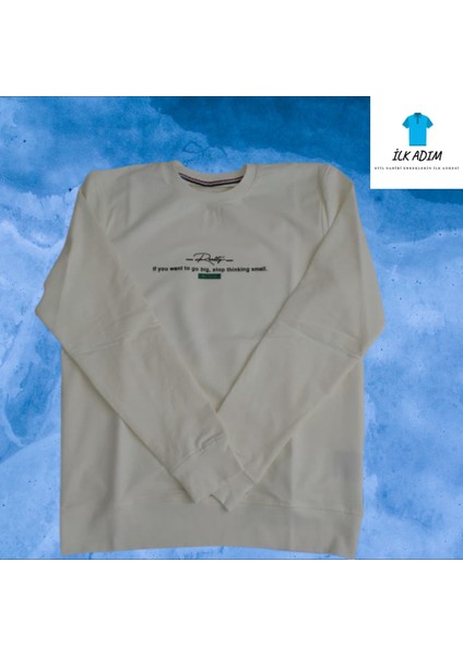 Erkek Beyaz Sweatshirt modelleri