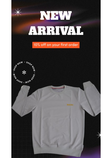 Erkek Platin Gri Sweatshirt fiyatları