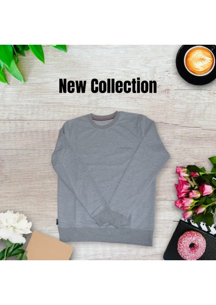 Erkek Açık Gri Sweatshirt