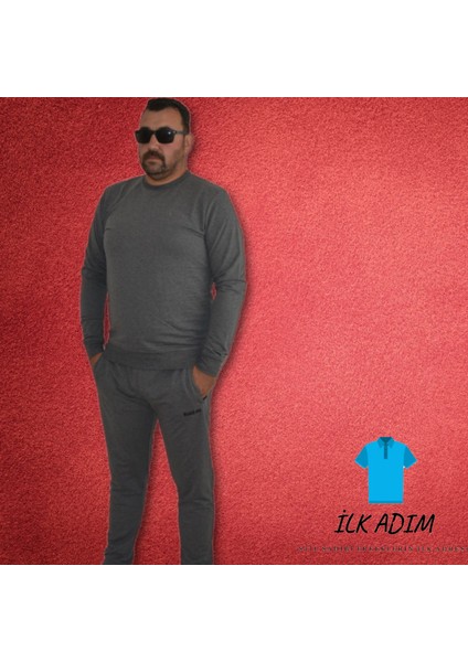 Erkek Açık Gri Sweatshirt modelleri