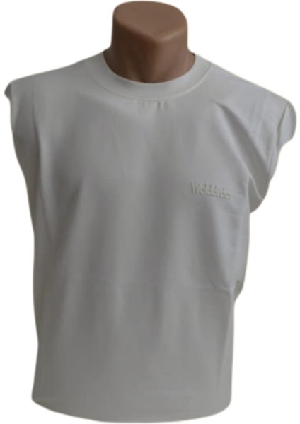 Erkek Beyaz Sweatshirt