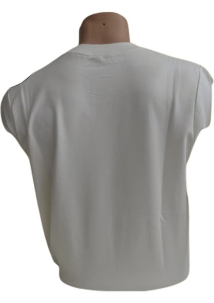 Erkek Beyaz Sweatshirt