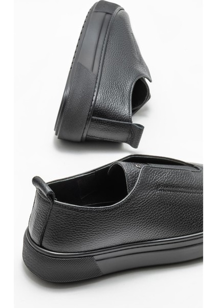 Siyah Deri Erkek Günlük Ayakkabı fırsatları