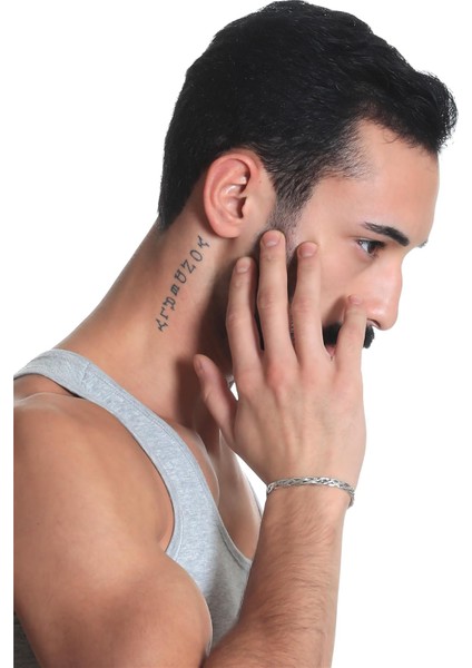 Erkek Gümüş Renk Lak Kaplama Ayarlanabilir Açık Bant Örgü Bileklik fiyatları