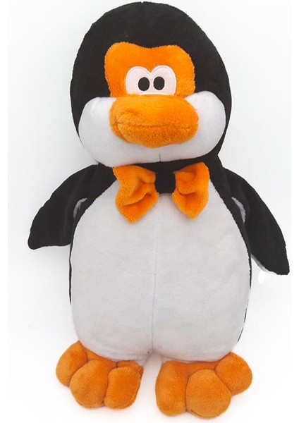 Peluş Papyonlu Penguen 40 cm - Mavi Su Dünyası