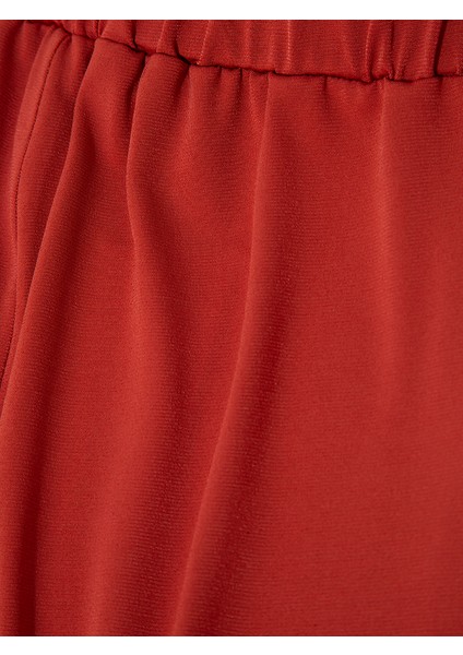 Beli Lastikli Rahat Kesim Pantolon - Tarçın modelleri