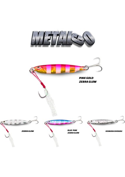 Metal Go 40GR 78MM Shirasu Jig fiyatları
