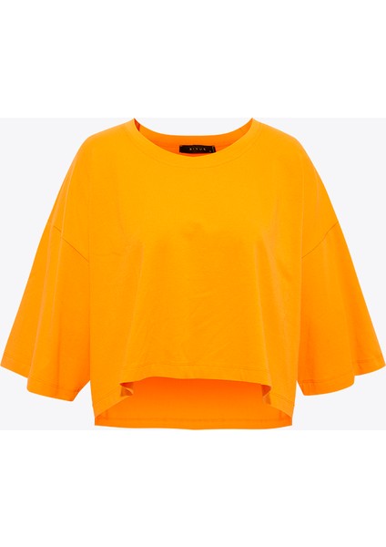 Oversize Crop T-Shirt - Oranj