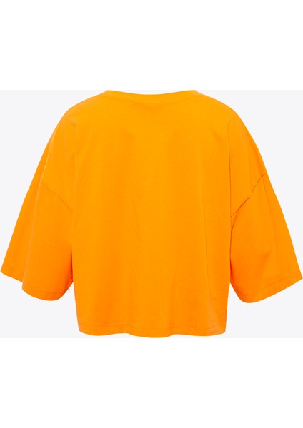 Oversize Crop T-Shirt - Oranj