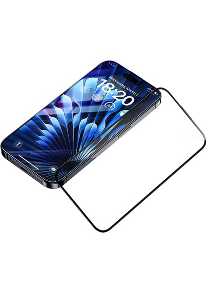 iPhone 15 Pro Max Uyumlu Benks Glass Warrior Sapphire Coating Ekran Koruyucu Kolay Uygulama Aparatlı