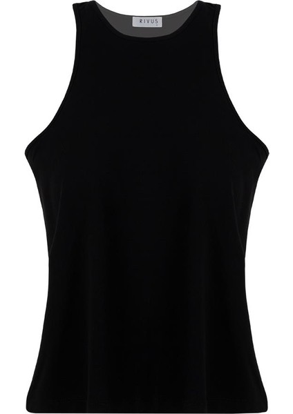 Halter Yaka Atlet - Siyah