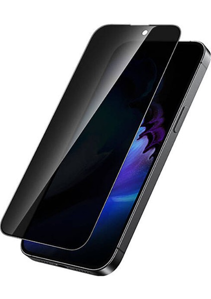 iPhone 15 Plus Uyumlu Recci RSP-A07SP 3D Privacy Shield Temperli Cam Hayalet Ekran Koruyucu