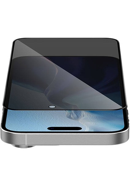 iPhone 15 Plus Uyumlu Recci RSP-A07SP 3D Privacy Shield Temperli Cam Hayalet Ekran Koruyucu
