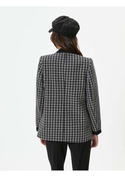 Tüvit Ceket Cepli V Yaka Düğmeli fırsatları