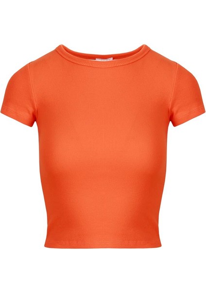 Kaşkorse Basic T-Shirt - Oranj