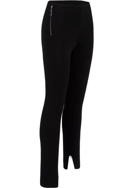 Fermuar Detaylı Tayt - Siyah modelleri