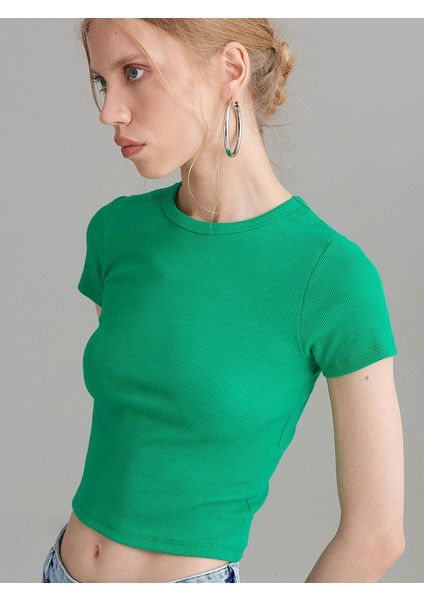 Kaşkorse Basic T-Shirt - Yeşil