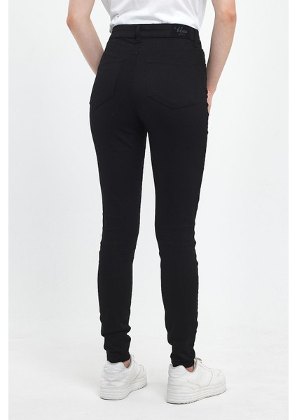 Kadın Holly Siyah Ekstra Yüksek Bel Powerstretch Skinny Jean Pantolon fırsatları