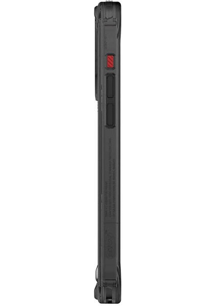 iPhone 15 Pro Uyumlu Kılıf Skinarma Magsafe Şarj Özellikli Yazı Desenli Airbagli Orion Kapak Siyah fırsatları