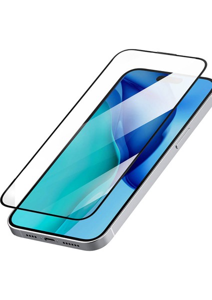iPhone 15 Pro Uyumlu Recci RSP-A21HD Full Transparan Temperli Cam Ekran Koruyucu fiyatları