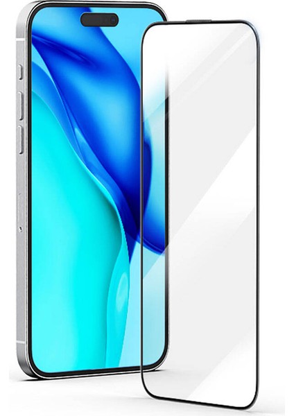 iPhone 15 Pro Uyumlu Recci RSP-A21HD Full Transparan Temperli Cam Ekran Koruyucu modelleri