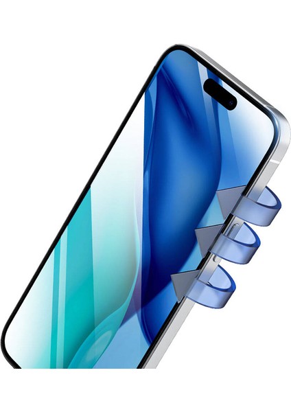 iPhone 15 Pro Uyumlu Recci RSP-A21HD Full Transparan Temperli Cam Ekran Koruyucu fırsatları
