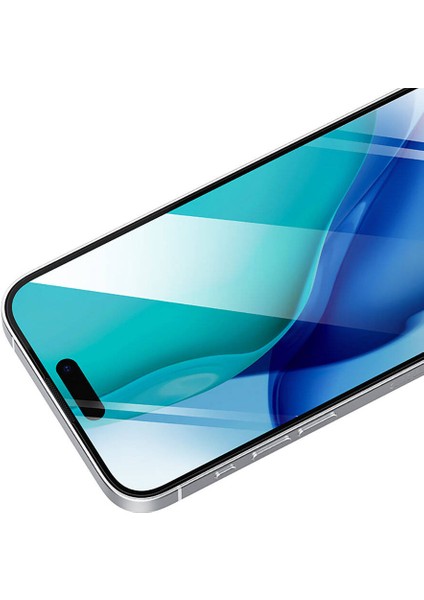 iPhone 15 Pro Uyumlu Recci RSP-A21HD Full Transparan Temperli Cam Ekran Koruyucu indirimleri