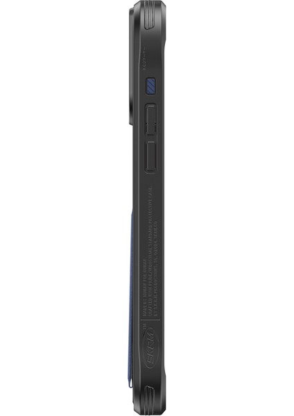 iPhone 15 Pro Uyumlu Kılıf Skinarma Standlı Deri Görünümlü Slate Kapak Mavi fırsatları