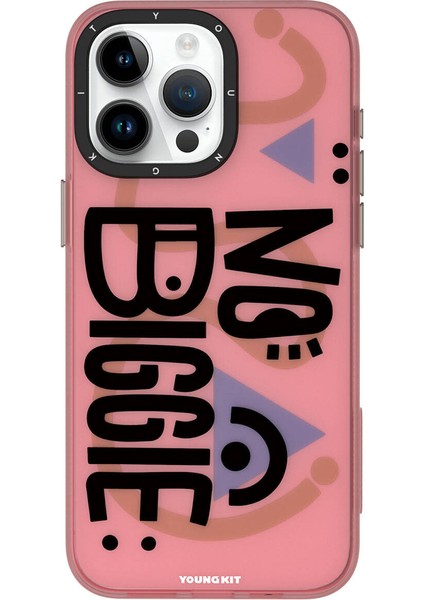 iPhone 15 Pro Max Uyumlu Kılıf Magsafe Şarj Özellikli Youngkit Happy Hearth Serisi Kapak Kırmızı