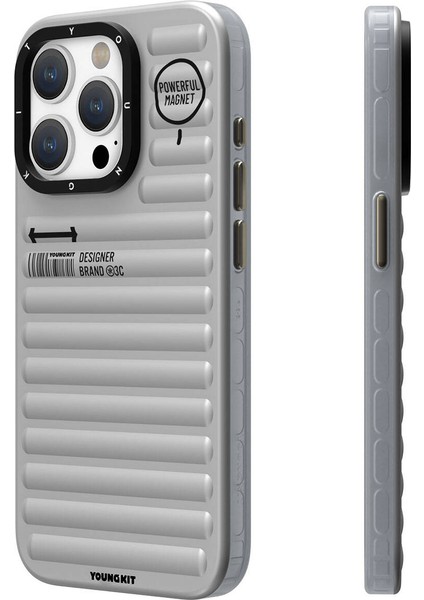 iPhone 14 Pro Uyumlu Kılıf Mat Renkli Tasarım Youngkit Original Serisi Kapak Gümüş fiyatları