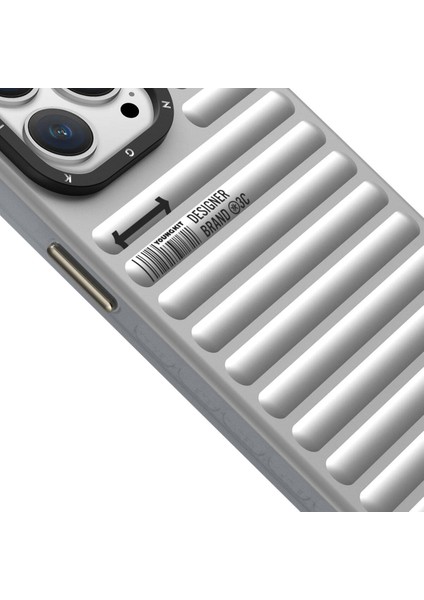 iPhone 14 Pro Max Uyumlu Kılıf Mat Renkli Tasarım Youngkit Original Serisi Kapak Gümüş modelleri